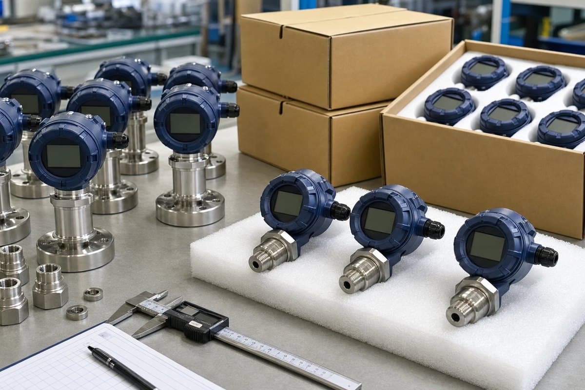 OEM pressure gauge assembly and packaging for a system integrator